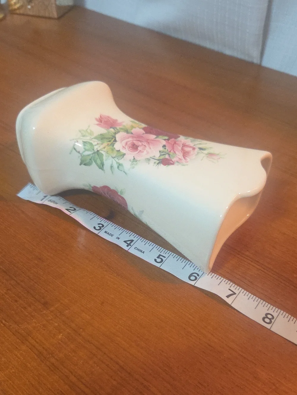 Kernewek Pottery, England Ceramic Rose Accent Vase